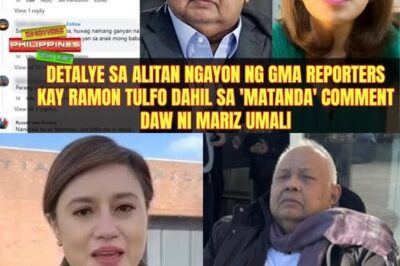Detalye sa alitan ngayon ng GMA Reporters kay Ramon Tulfo dahil sa Matanda comment ni Mariz Umali (NG)