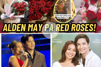 Alden Richards Binigyan Ng Bulaklak Si Kathryn, Alden Super Proud Kay Kathryn