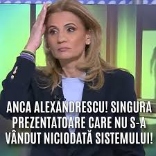 Anca Alexandrescu. Singura prezentatoare care nu s-a vândut niciodată sistemului (NG)