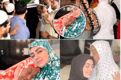 Emotional Farewell: Sana Khan and Husband Mufti Anas Mourn Loss of Her Mother Saeeda