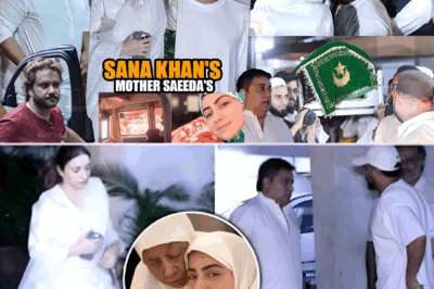UNCUT: Sana Khan’s Mother Saeeda Laid to Rest—Emotional Celebrities Attend Janaza