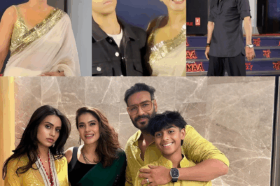 Kajol Gets Son Yug’s Support at ‘Maa’ Screening—But Why Did Nysa Stay Away?