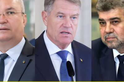 Din păcate este vorba de Klaus Iohannis, Marcel Ciolacu și Nicolae Ciucă. Sunt terminați