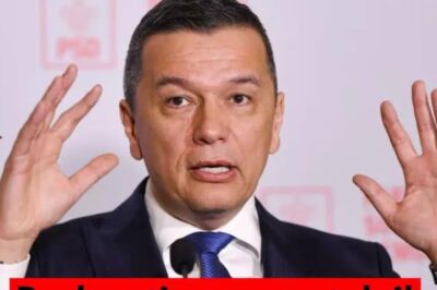 BOMBA POLITICĂ A ZILEI! Anunțul Scurt, Dar Cu Impact Major Făcut de Sorin Grindeanu: “AJUNGE CU IPOCRIZIA!” 😮 Cele 4 Cuvinte Care Au Detonat Scena Politică Românească, În Plin Haos și Negocieri Fierbinți!